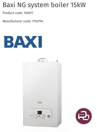 Baxi system boiler - system,